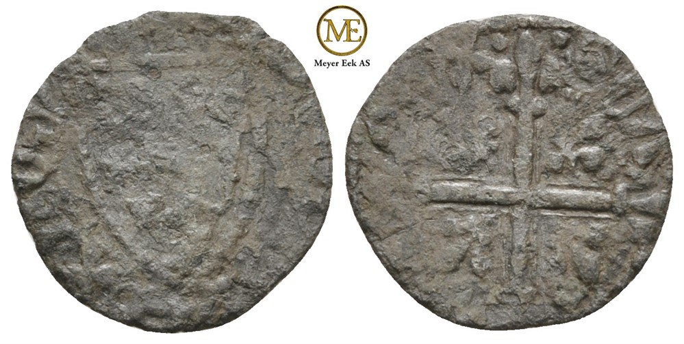 1/2 penning Eirik Mangusson (1280-1299) Kv.1