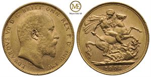 Sovereign 1903 Edward VII. Kv.1+