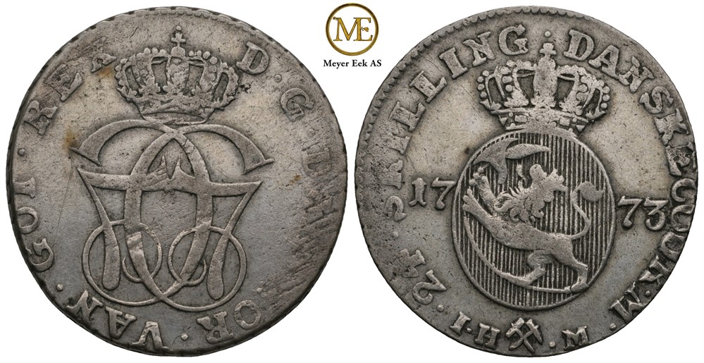 24 skilling 1773 Christian VII. Kv.1
