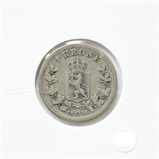 Norge 1 krone 1895 kv. 1-