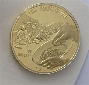 Canada 100 dollar gull 1996 13,37 g.0,58 gull Kv.Proof