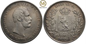 Speciedaler 1862 Carl XV. Kv.1+