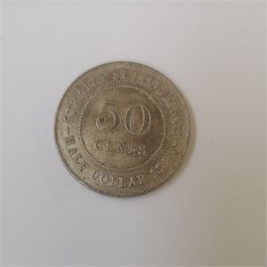 Straits Settlements 50 cents 1920