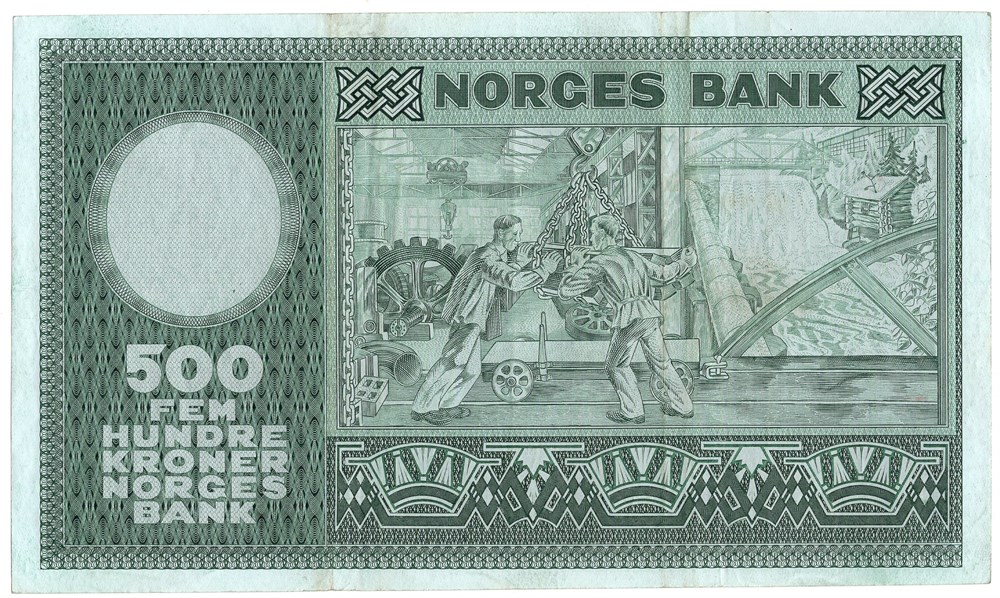 500 kroner 1971 A.4034404. Kv.1