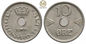 10 øre 1946 Haakon VII. Variant. Kv.0