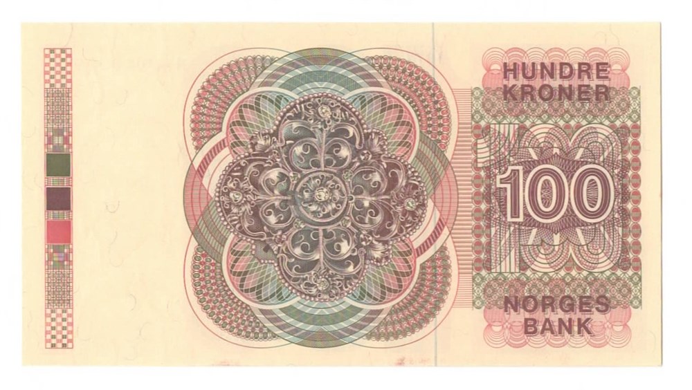 Norge 100 kroner 1977 HP kv. 0