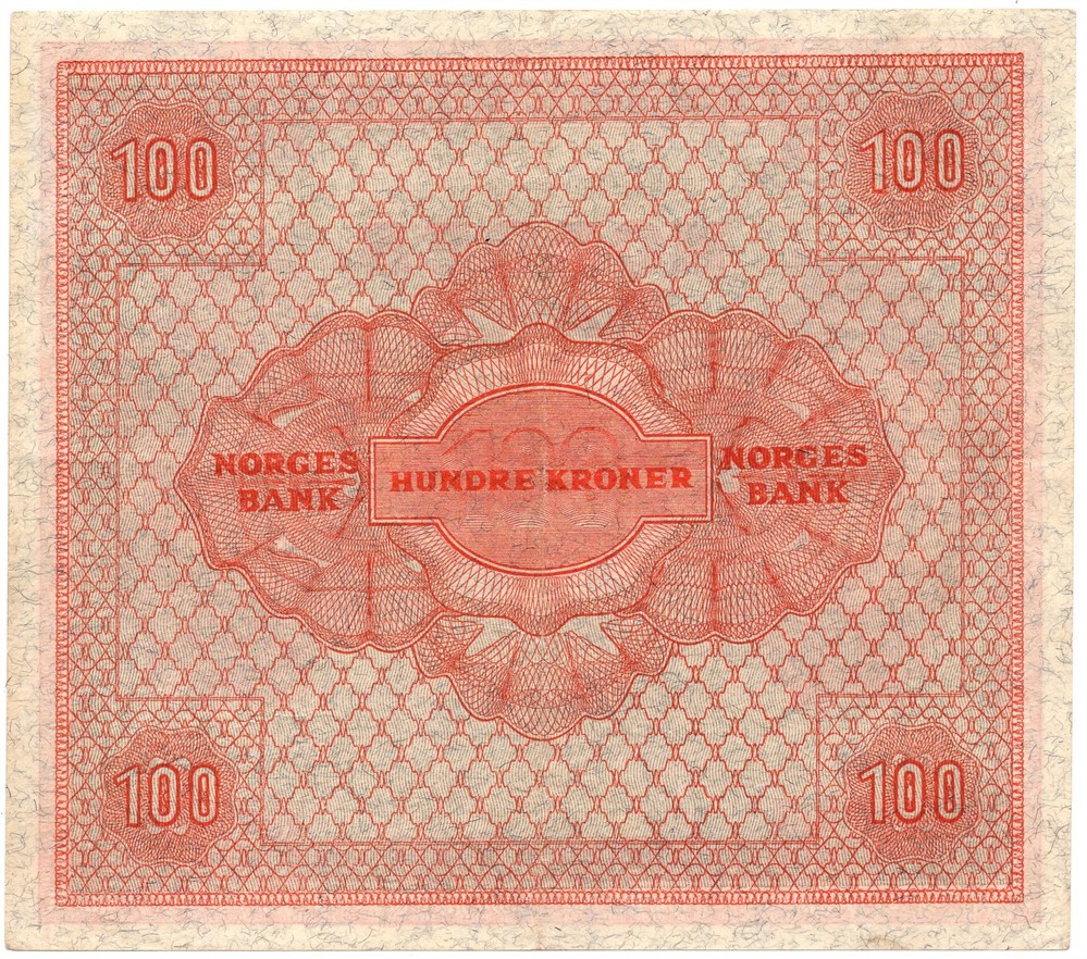 100 kroner 1945 A.4258044. Kv.1+/01
