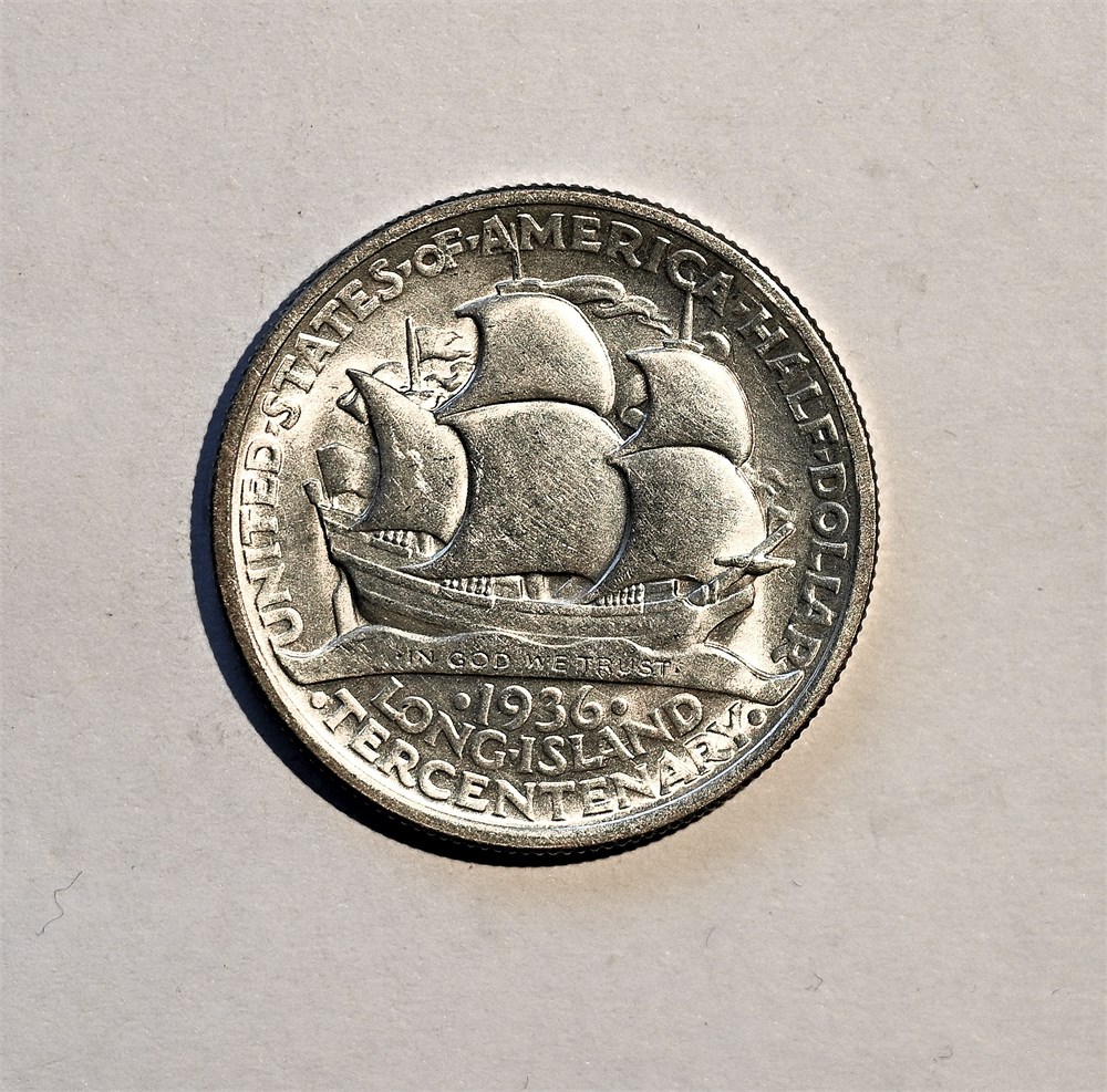 USA 1/2 dollar 1936 jubileum kv. 0/01