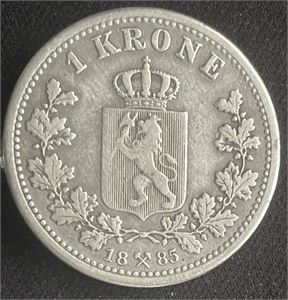 1 krone 1885 Kv.1