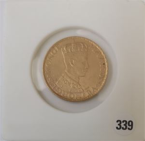 20 kroner 1910 gull