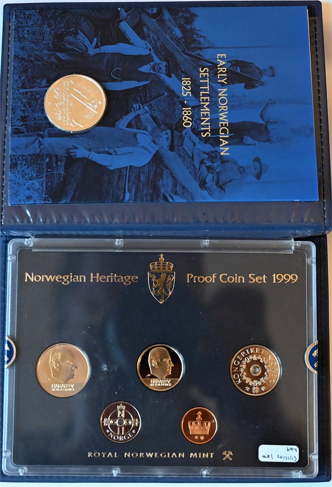 Harald V Eksportsett 1999 kv. Proof