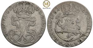 24 skilling 1752 Frederik V. Kv.1