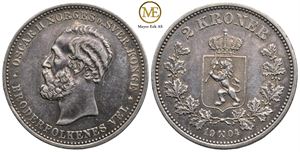 2 kroner 1904 Oscar II. Kv.01