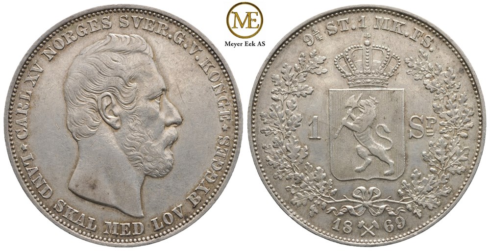 Speciedaler 1869 Carl XV. Kv.01