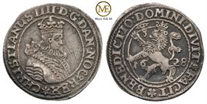 1/8 speciedaler 1628 Christian IV. Kv.1+