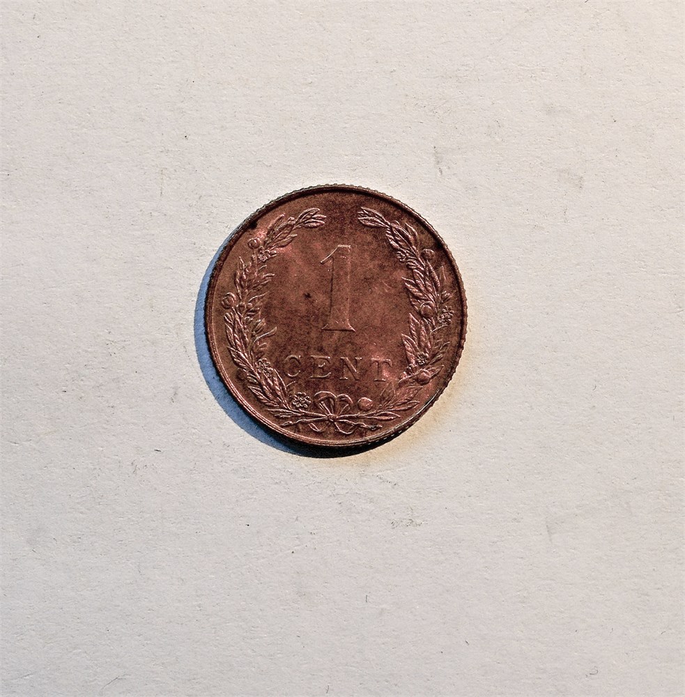 Nederland 1 cent 1902 kv. 0