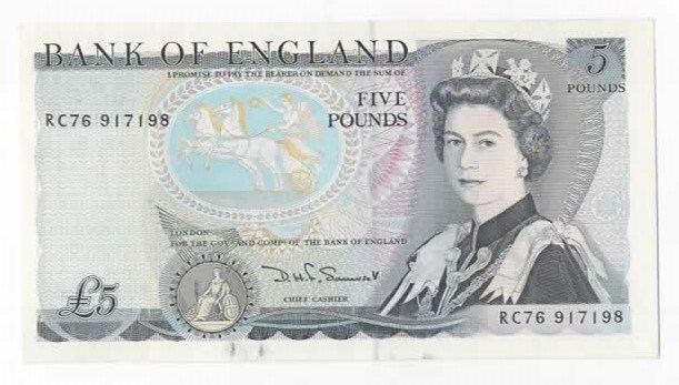 Storbritannia 5 pounds u/år (19801987) kv. 0/01