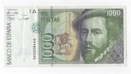 Spania 1000 pesetas 1992 kv. 1