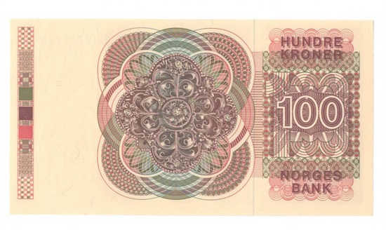 Norge 100 kroner 1977 QE kv. 0