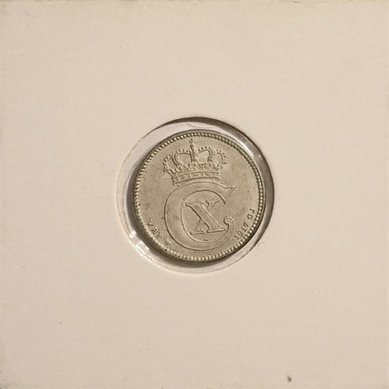 Danmark 25 øre 1914 kv. 0/01