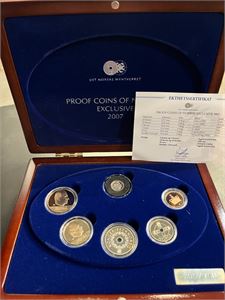 Proof Coins of Norway 2007. Proof