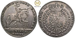 4 mark 1723 Frederik IV. Kv.01