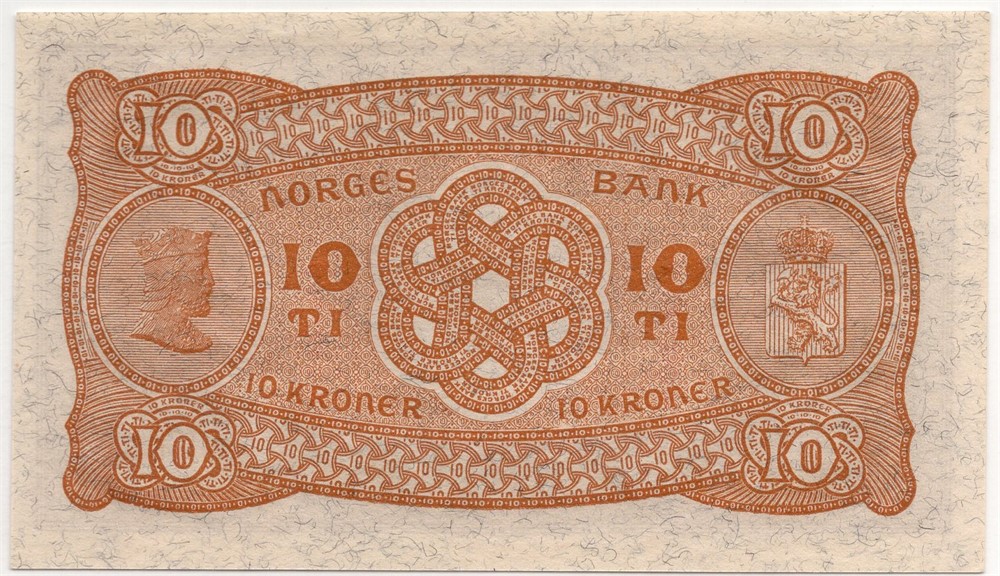 10 kroner 1942 A.7447509. Kv.0