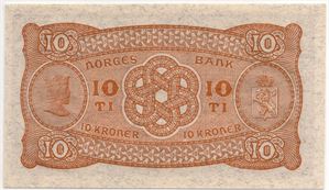 10 kroner 1942 A.7447509. Kv.0