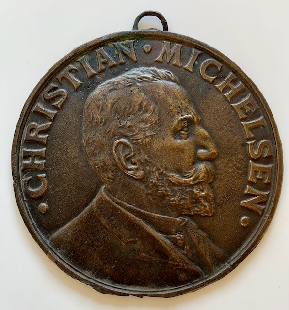Plakett Christian Michelsen 1915. Kv.01