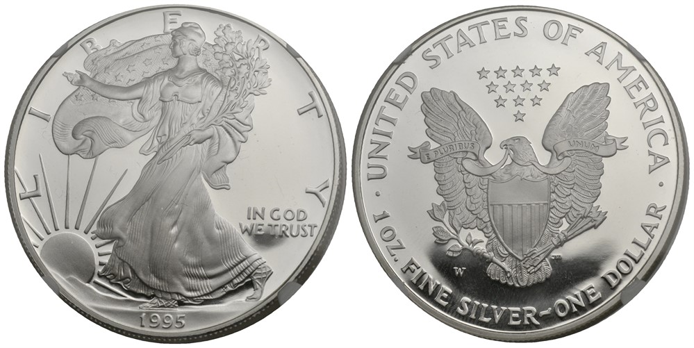 Silver Eagle 1995 - W. PF 69 Ultra Cameo