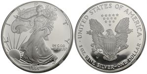 Silver Eagle 1995 - W. PF 69 Ultra Cameo