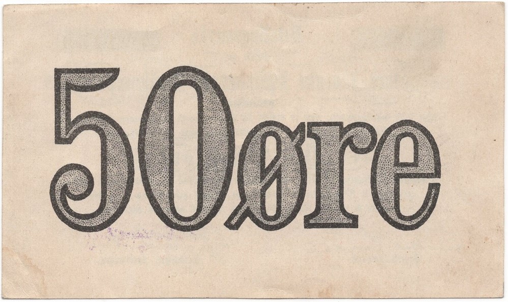 50 øre 1919/20 SNSK Nr.1159. Kv.01