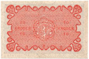 To kroner 1922 No.1288258. Kv.0/01