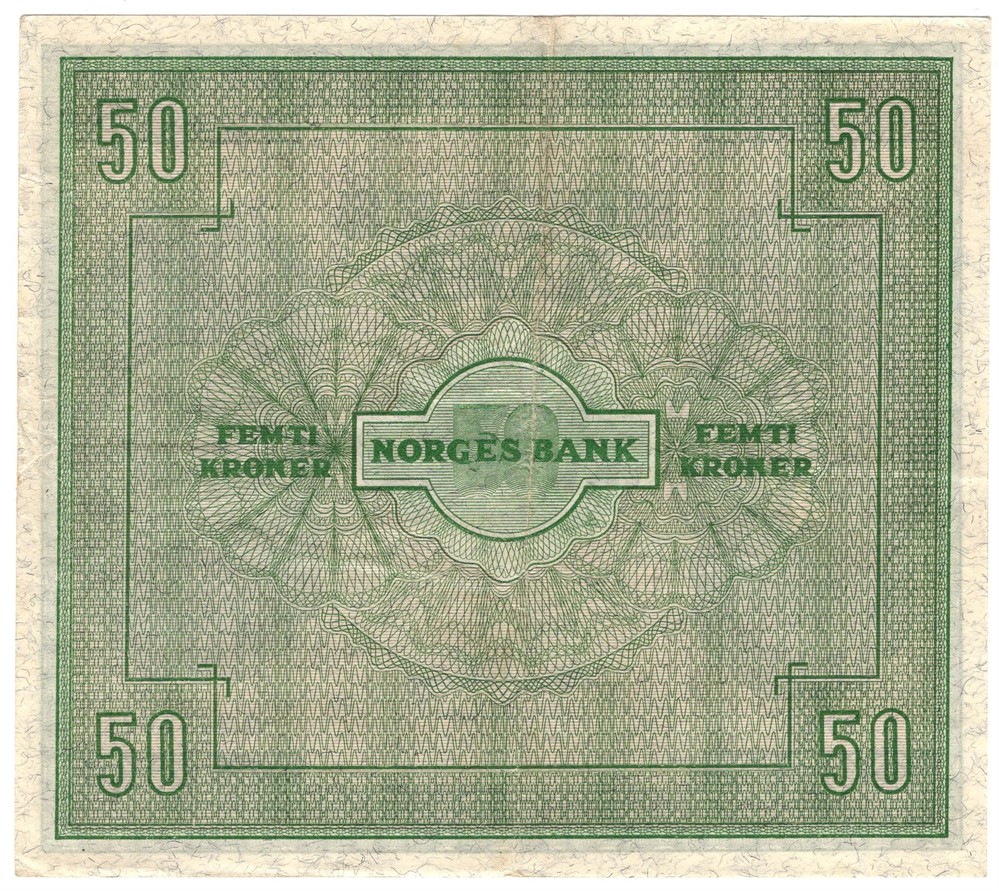50 kroner 1947 A. Kv.1+