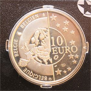 Belgia 10 Euro 2005 0/925 sølv