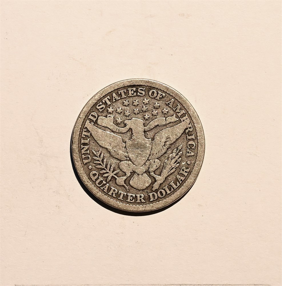 USA 1/4 dollar 1896 kv. 1-