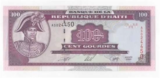 Haiti 100 gourdes 2000 kv. 0