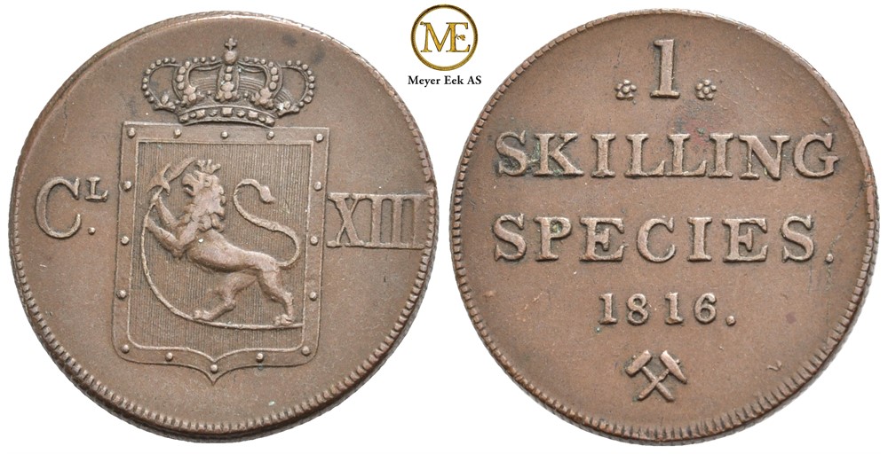 Skilling 1816 Carl XIII. Kv.01