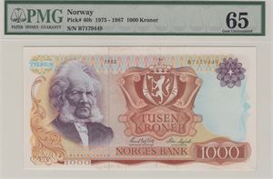 1000 kroner 1982 B.7179449. Kv.0