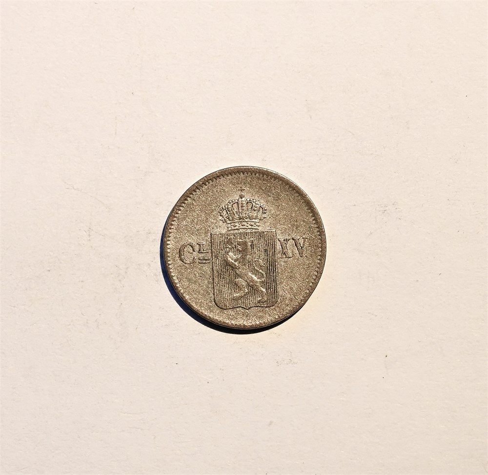 Norge 3 skilling 1869 kv. 1