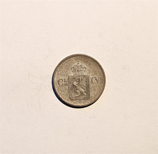 Norge 3 skilling 1869 kv. 1