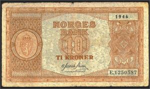 10 kr 1946E kv. 1-