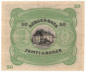 50 kroner 1932 B.2040985. Kv.1-