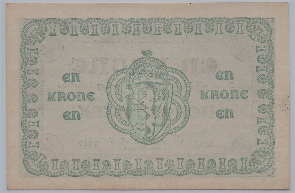 1 krone 1917 C.6445514. Kv.0