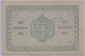 1 krone 1917 C.6445514. Kv.0