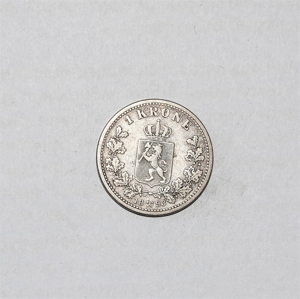 Norge 1 krone 1893 kv. 1