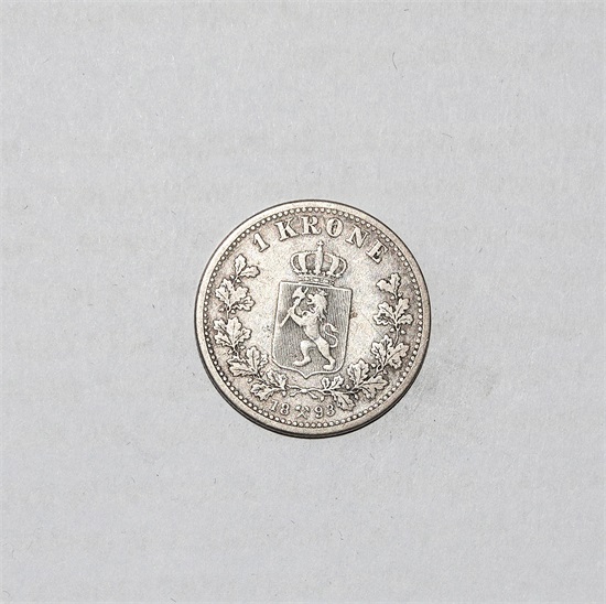 Norge 1 krone 1893 kv. 1