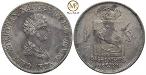 Speciedaler 1831 Carl XIV Johan. Kv.1+/01