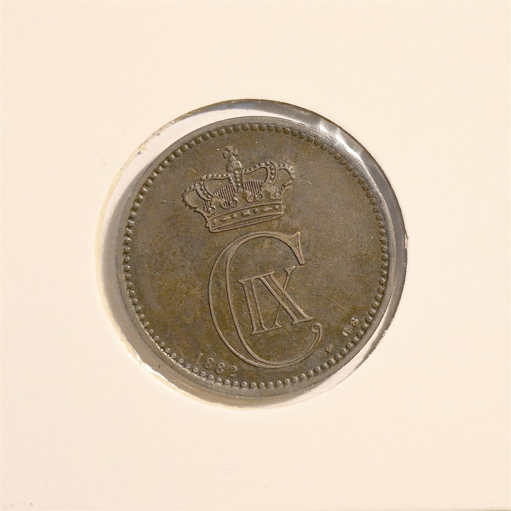 Danmark 5 øre 1882 kv. 01