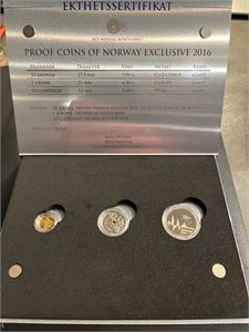 Proof Coins of Norway 2016. Proof